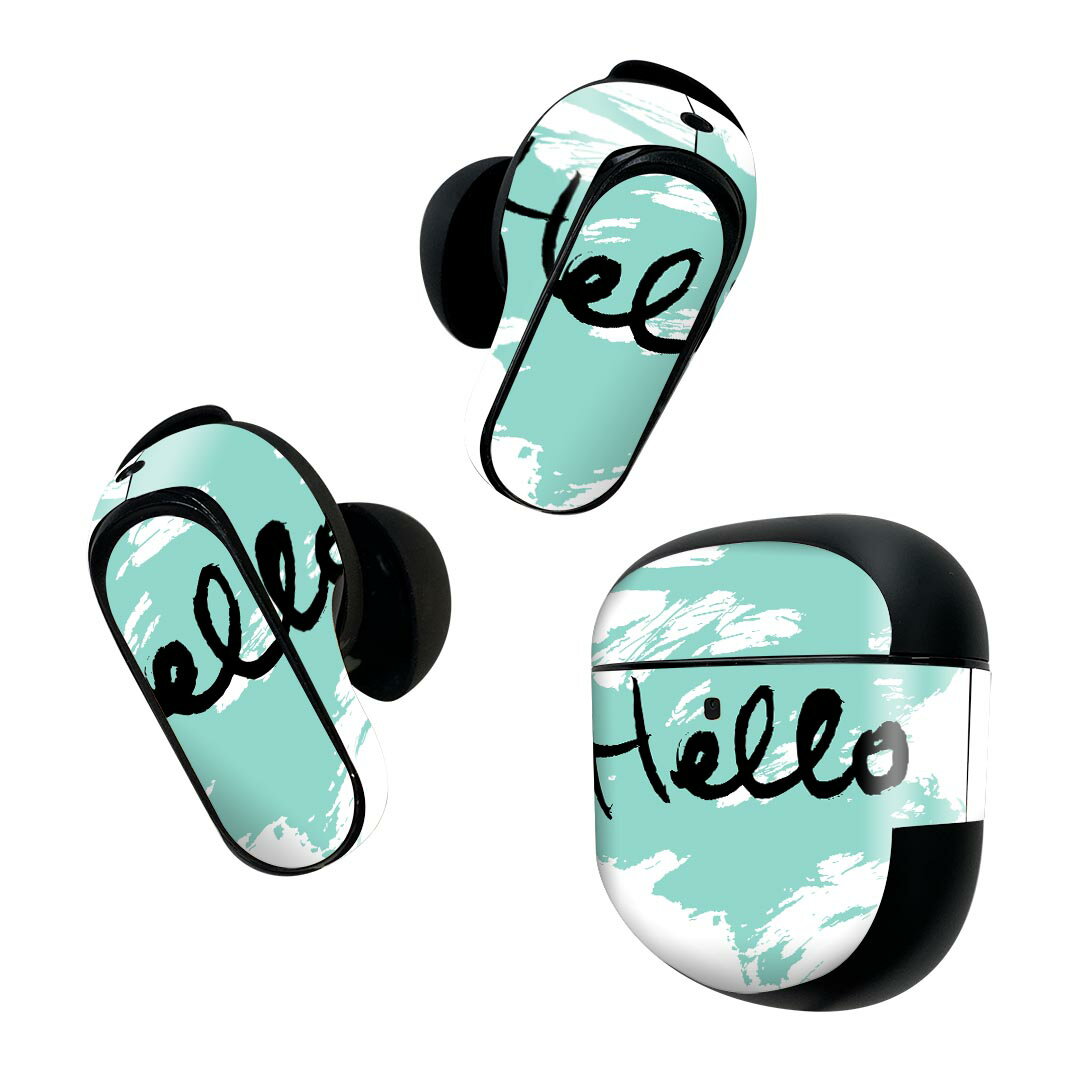 製品名 Bose QuietComfort Earbuds II 専用デザインスキンシール セット内容 Bose QuietComfort Earbuds II 専用シール　イヤホン（左右）3枚、充電ケース用シール 1枚AirPods第3世代専用です。第1?2世代、Proシリーズには対応していません。 商品特徴 再剥離性シートを素材に採用し、細かな位置調整がしやすく貼り直しが容易です。また、エアフリーでもありますので気泡が簡単に逃げるので、キレイに貼ることができます。専用の業務プリンターを使い、商品画像と遜色のない美しい印刷仕上がり。 注意事項 画像はサンプルですので、ご覧の環境によっては多少色味に違いを感じる場合がございます。 イメージと違った、モニターと色味が異なるという理由での交換や返金はご対応出来かねます。スキンシールのみの販売で、機器本体や充電ケース本体は付属しません。シワができた場合、ドライヤーなどで軽く温め、外側に向けてシワを伸ばすように貼ってください。初回貼付時の位置調整や貼り直しは可能ですが、しっかりと押し付けて接着させた後の再剥離、再利用は保証しておりません。また接着部に油分や汚れが付着しますと角の部分は剥がれやすくなりますので、貼付時はあまり触れないようにご注意ください。無地のセミグロスシートにデザインをプリントした商品で、デコなどの加工はございません。 凹凸や光沢があるように見えたり布地や金属を素材にしたように見える商品もありますが、デザインの図版によるものです。印刷時に微妙な画像のズレが生じる場合がございます。ご注文後に1点1点制作する受注生産品の為、不良品以外のご返品や交換は固くお断りします。 商品発送 完全受注生産のハンドメイド商品となりますので、既製品と比べて発送までお時間を頂いています。 基本的に決済確認後2~3営業日、最大で10営業日での発送となります。繁忙期や休業日明けの場合はさらに時間がかかる場合があります。 その際には別途メールにてご連絡致します。メール便の場合、発送日から到着までに2?4日ほどかかる場合が多く、紛失などの保障もご対応できかねます。あらかじめご了承下さい。