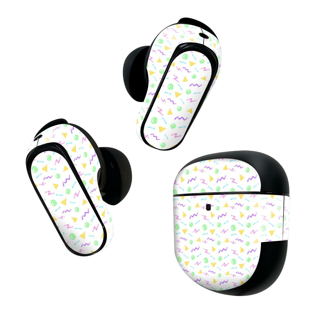 Bose QuietComfort Earbuds II 用 スキンシール ボーズ イヤバッズ2 用　ステッカ...