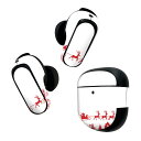 Bose QuietComfort Earbuds II 用 スキンシール ボーズ イヤバッズ2 用 ステッカー 本体3セット ケース1セット 保護 フィルム デコ クリスマス サンタ 赤 009792
