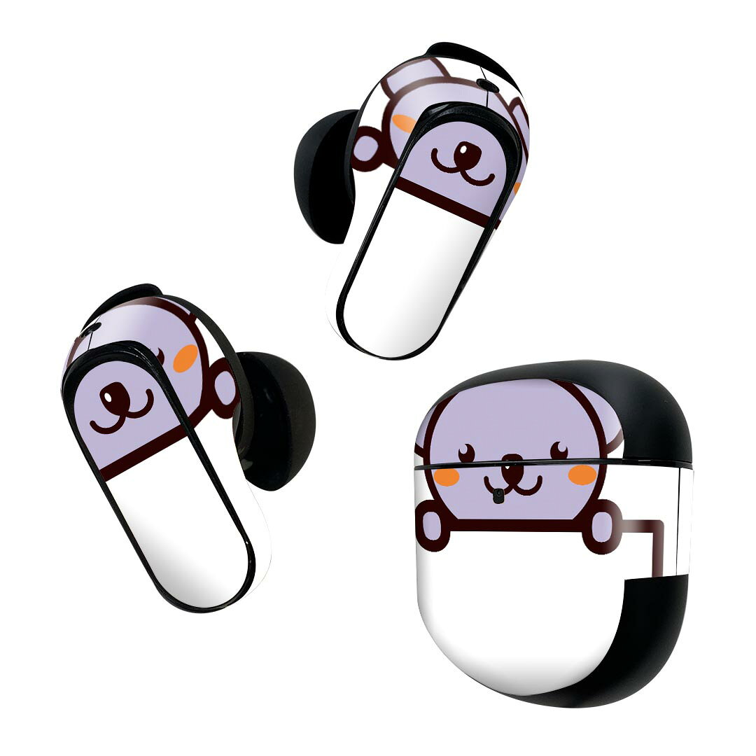 Bose QuietComfort Earbuds II 用 スキンシール ボーズ イヤバッズ2 用　ステッカ...