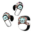 Bose QuietComfort Earbuds II 用 スキンシール ボーズ イヤバッズ2 用 ステッカー 本体3セット ケース1セット 保護 フィルム デコ 動物 ネズミ 009880