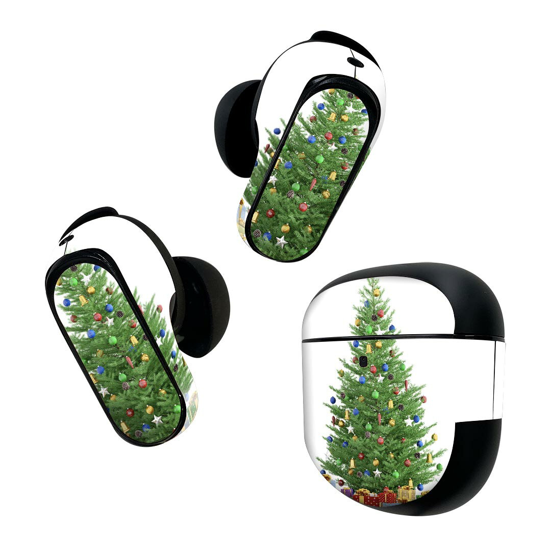 Bose QuietComfort Earbuds II 用 スキンシール ボーズ イヤバッズ2 用 ステッカー 本体3セット ケース1セット 保護 フィルム ...
