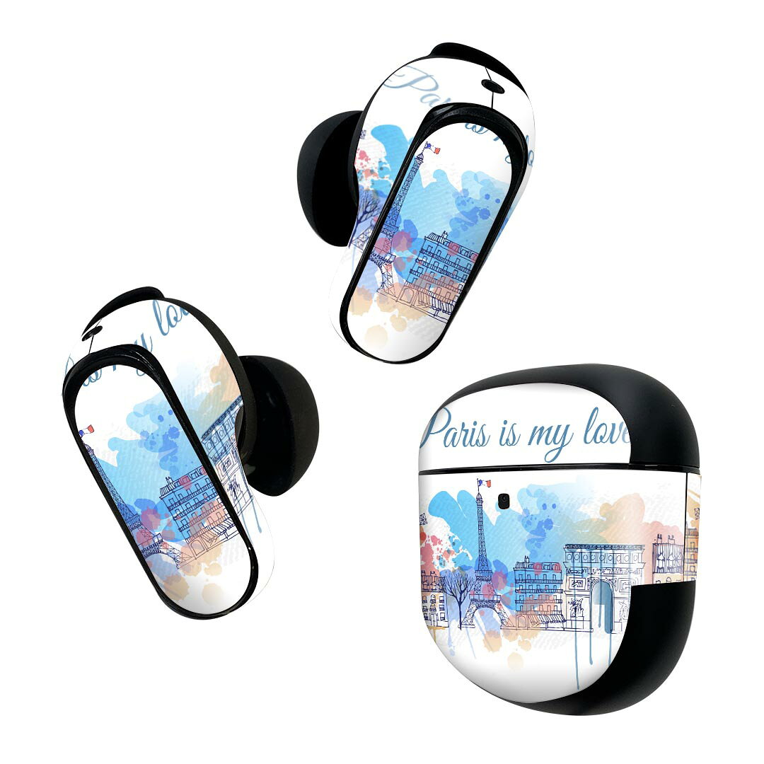 製品名 Bose QuietComfort Earbuds II 専用デザインスキンシール セット内容 Bose QuietComfort Earbuds II 専用シール　イヤホン（左右）3枚、充電ケース用シール 1枚AirPods第3世代専用です。第1?2世代、Proシリーズには対応していません。 商品特徴 再剥離性シートを素材に採用し、細かな位置調整がしやすく貼り直しが容易です。また、エアフリーでもありますので気泡が簡単に逃げるので、キレイに貼ることができます。専用の業務プリンターを使い、商品画像と遜色のない美しい印刷仕上がり。 注意事項 画像はサンプルですので、ご覧の環境によっては多少色味に違いを感じる場合がございます。 イメージと違った、モニターと色味が異なるという理由での交換や返金はご対応出来かねます。スキンシールのみの販売で、機器本体や充電ケース本体は付属しません。シワができた場合、ドライヤーなどで軽く温め、外側に向けてシワを伸ばすように貼ってください。初回貼付時の位置調整や貼り直しは可能ですが、しっかりと押し付けて接着させた後の再剥離、再利用は保証しておりません。また接着部に油分や汚れが付着しますと角の部分は剥がれやすくなりますので、貼付時はあまり触れないようにご注意ください。無地のセミグロスシートにデザインをプリントした商品で、デコなどの加工はございません。 凹凸や光沢があるように見えたり布地や金属を素材にしたように見える商品もありますが、デザインの図版によるものです。印刷時に微妙な画像のズレが生じる場合がございます。ご注文後に1点1点制作する受注生産品の為、不良品以外のご返品や交換は固くお断りします。 商品発送 完全受注生産のハンドメイド商品となりますので、既製品と比べて発送までお時間を頂いています。 基本的に決済確認後2~3営業日、最大で10営業日での発送となります。繁忙期や休業日明けの場合はさらに時間がかかる場合があります。 その際には別途メールにてご連絡致します。メール便の場合、発送日から到着までに2?4日ほどかかる場合が多く、紛失などの保障もご対応できかねます。あらかじめご了承下さい。