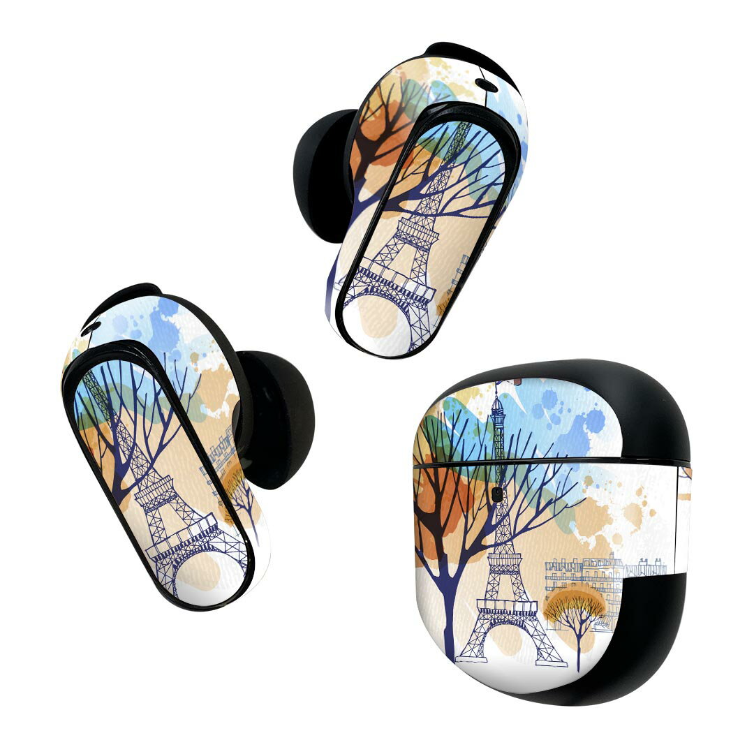 Bose QuietComfort Earbuds II 用 スキンシール ボーズ イヤバッズ2 用