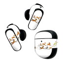 Bose QuietComfort Earbuds II 用 スキンシール ボーズ イヤバッズ2 用 ステッカー 本体3セット ケース1セット 保護 フィルム デコ クリスマス サンタ キャラクター 010010