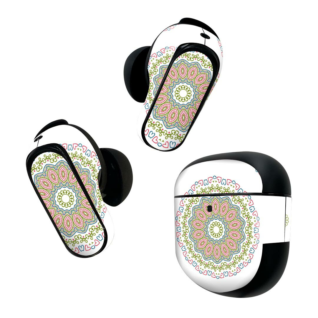 Bose QuietComfort Earbuds II 用 スキンシール ボーズ イヤバッズ2 用　ステッカ...
