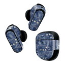 Bose QuietComfort Earbuds II 用 スキンシール ボーズ イヤバッズ2 用 ステッカー 本体3セット ケース1セット 保護 フィルム デコ おしゃれ ファッション ジーンズ 010120