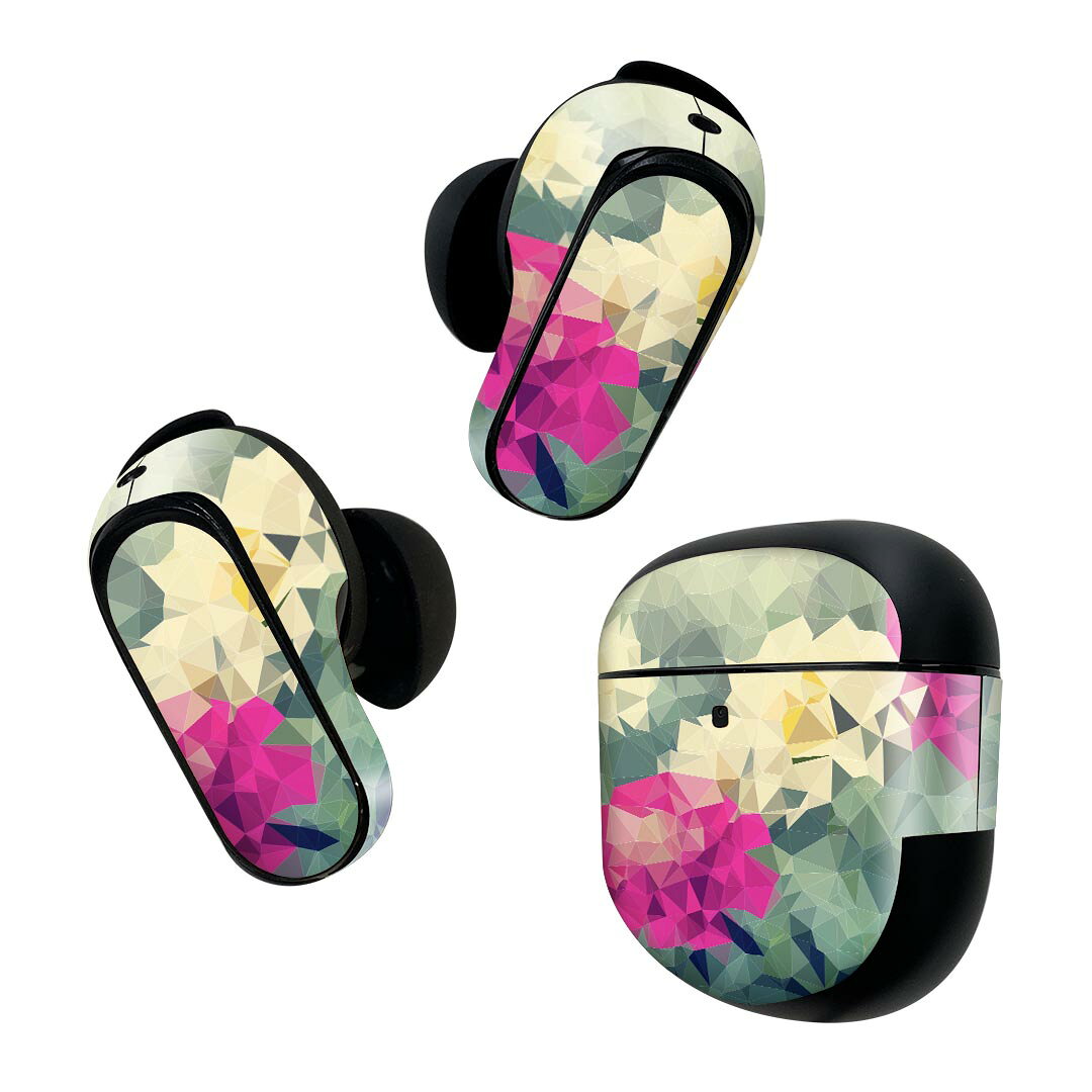 Bose QuietComfort Earbuds II 用 スキンシール ボーズ イヤバッズ2 用　ステッカ...