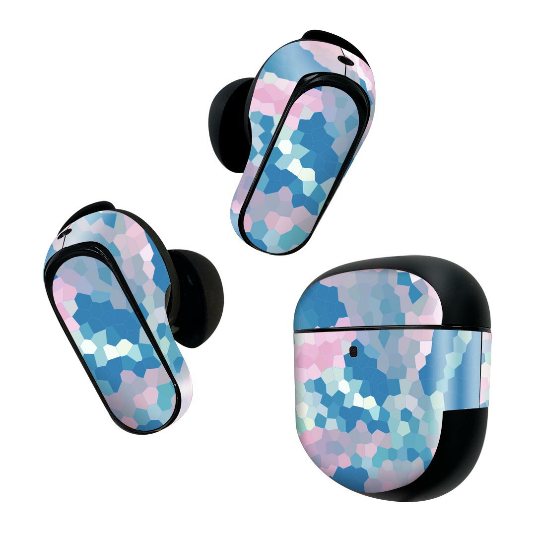Bose QuietComfort Earbuds II 用 スキンシール ボーズ イヤバッズ2 用　ステッカ...
