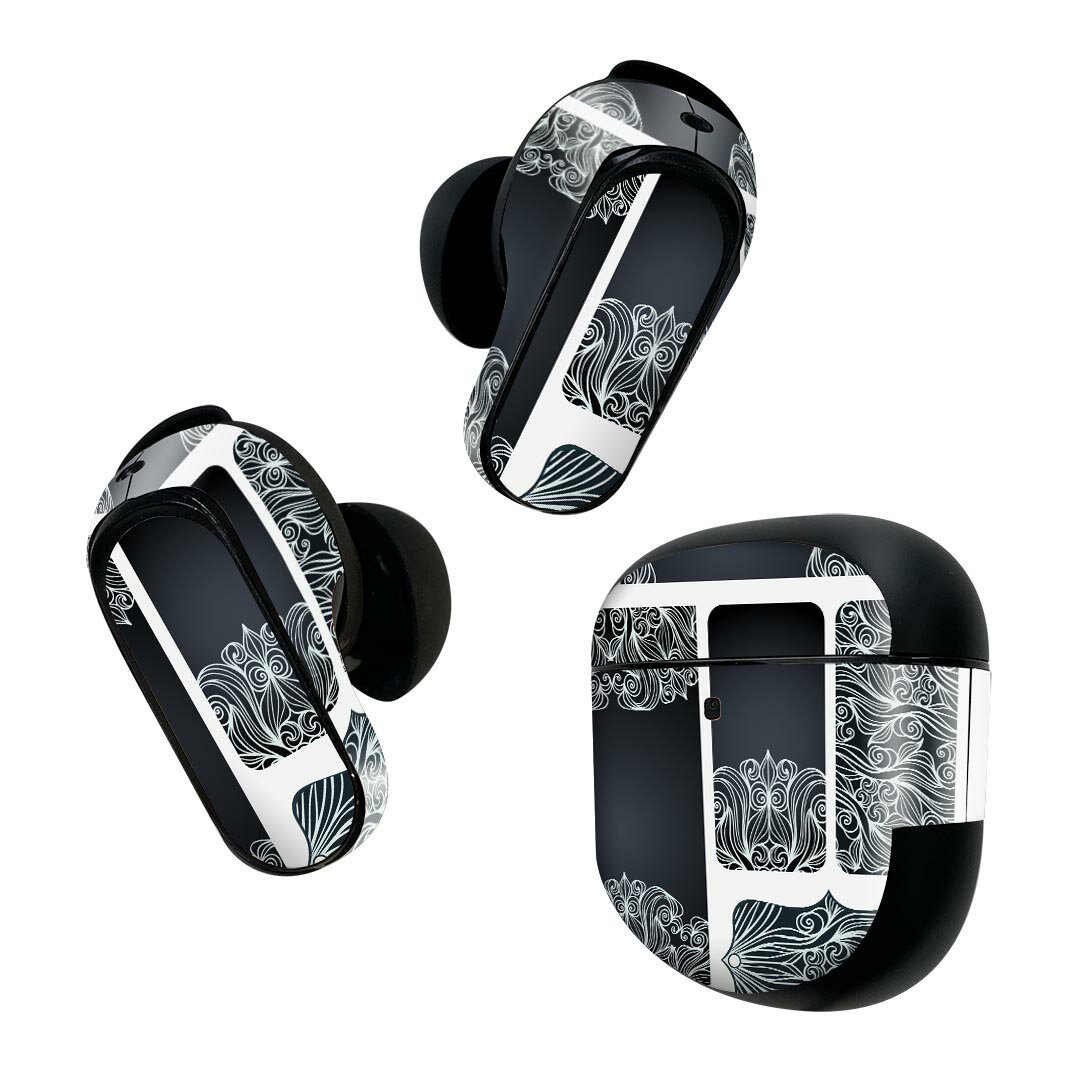 Bose QuietComfort Earbuds II 用 スキンシール ボーズ イヤバッズ2 用　ステッカ...