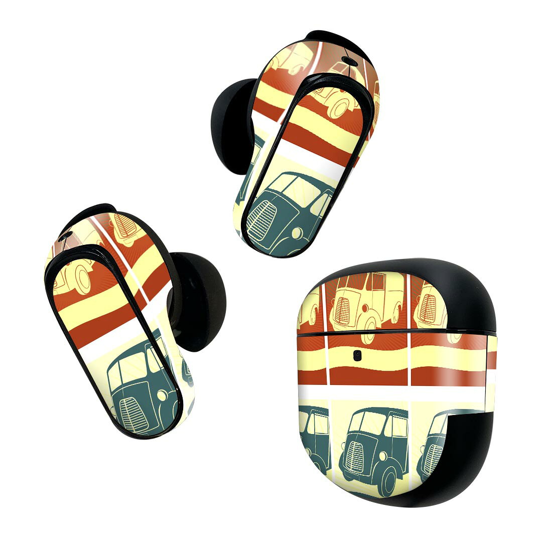 Bose QuietComfort Earbuds II 用 スキンシール ボーズ イヤバッズ2 用　ステッカ...