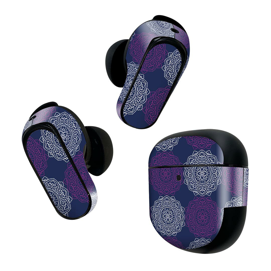 Bose QuietComfort Earbuds II 用 スキンシール ボーズ イヤバッズ2 用　ステッカ...