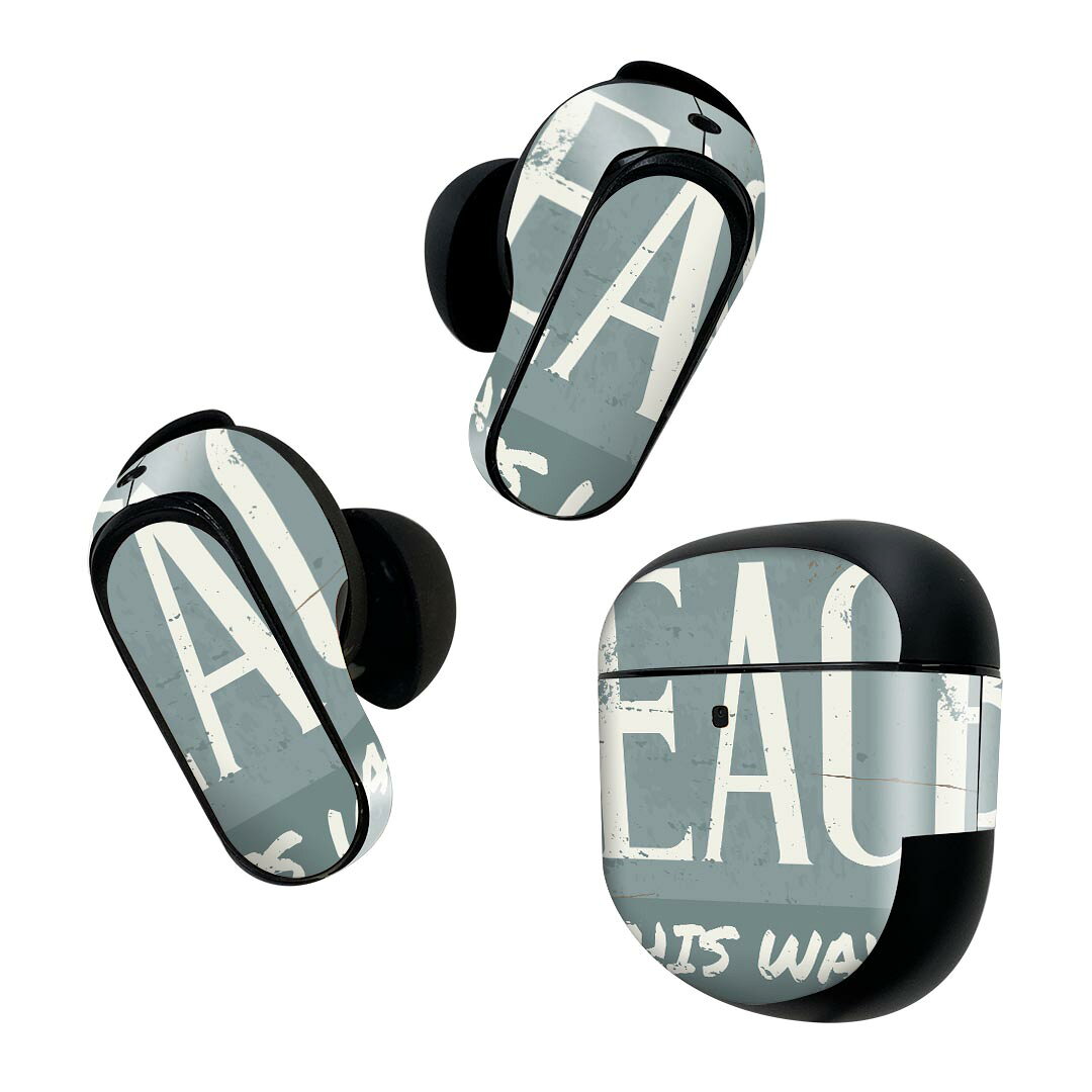 Bose QuietComfort Earbuds II 用 スキンシール ボーズ イヤバッズ2 用　ステッカ...
