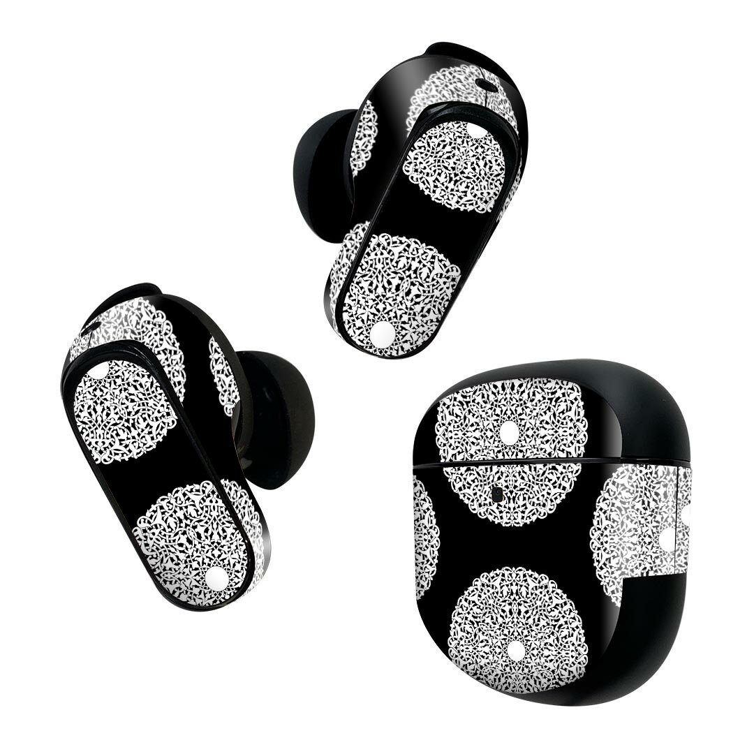 Bose QuietComfort Earbuds II 用 スキンシール ボーズ イヤバッズ2 用　ステッカー　本体3セット ケー..