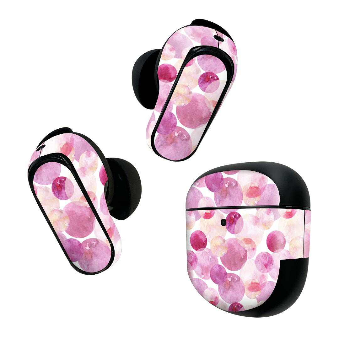 Bose QuietComfort Earbuds II 用 スキンシール ボーズ イヤバッズ2 用　ステッカ...