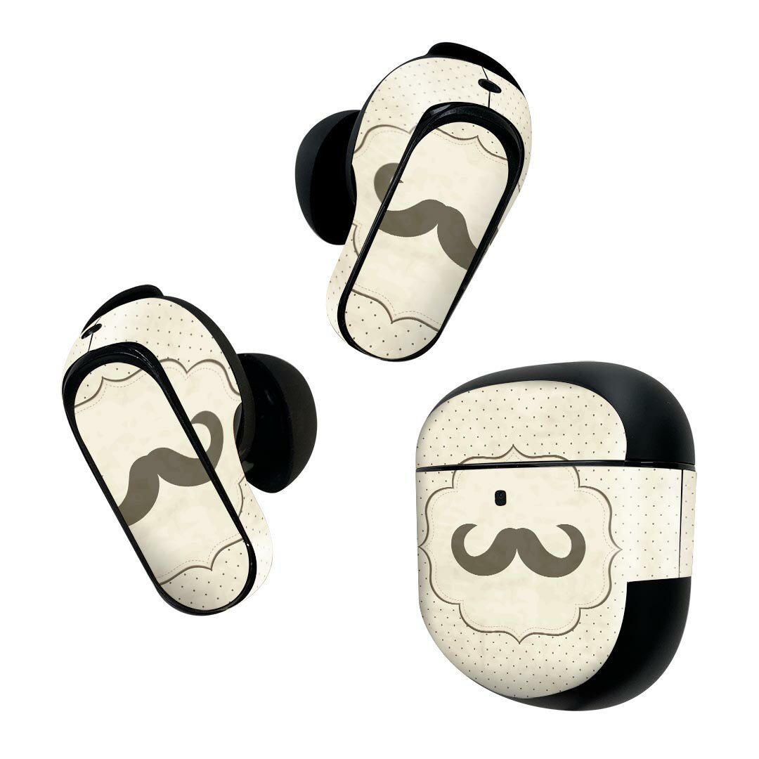 Bose QuietComfort Earbuds II 用 スキンシール ボーズ イヤバッズ2 用　ステッカ...