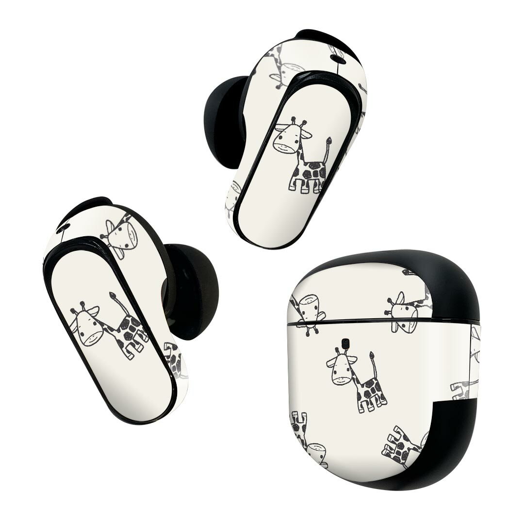 Bose QuietComfort Earbuds II 用 スキンシール ボーズ イヤバッズ2 用　ステッカ...