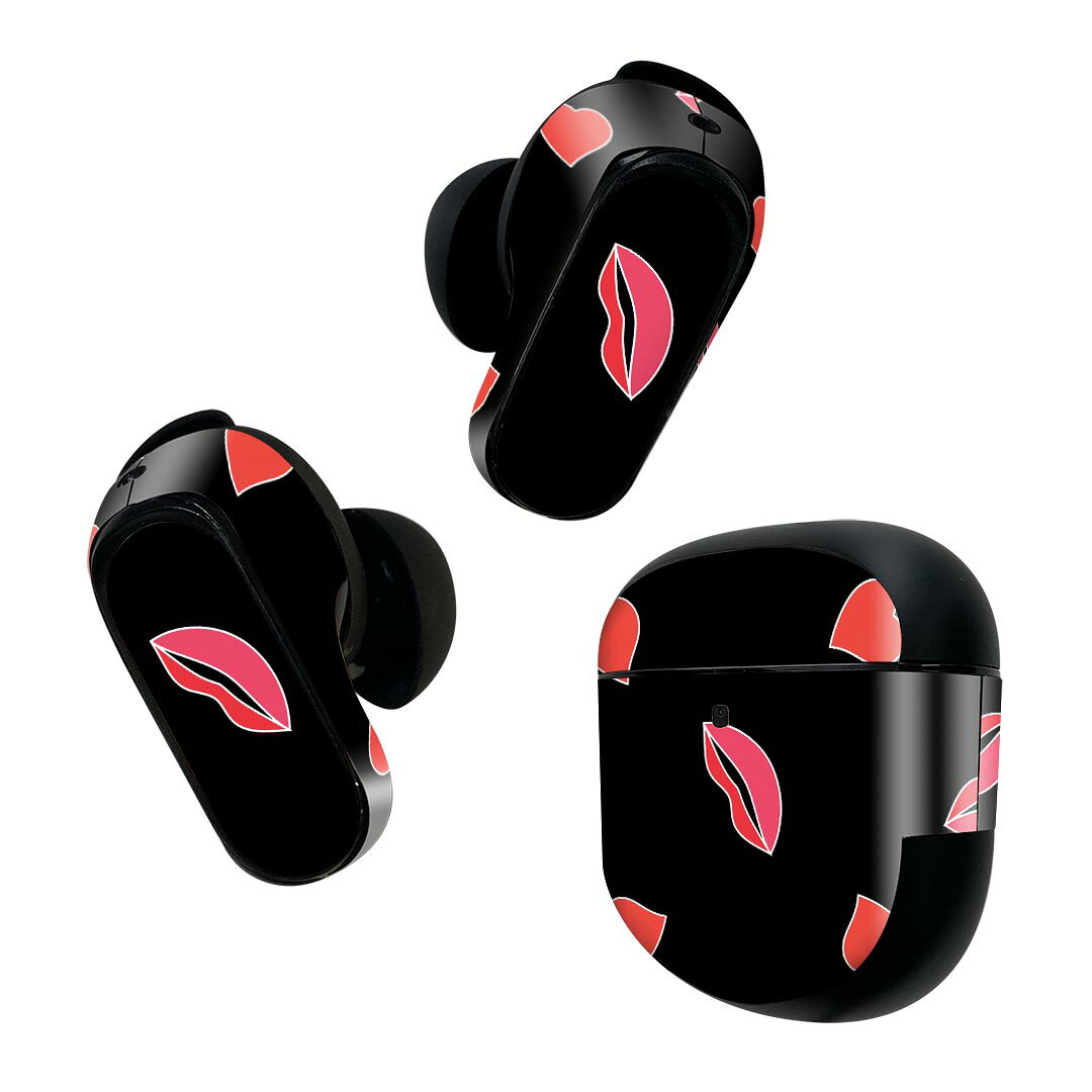 製品名 Bose QuietComfort Earbuds II 専用デザインスキンシール セット内容 Bose QuietComfort Earbuds II 専用シール　イヤホン（左右）3枚、充電ケース用シール 1枚AirPods第3世代専用です。第1?2世代、Proシリーズには対応していません。 商品特徴 再剥離性シートを素材に採用し、細かな位置調整がしやすく貼り直しが容易です。また、エアフリーでもありますので気泡が簡単に逃げるので、キレイに貼ることができます。専用の業務プリンターを使い、商品画像と遜色のない美しい印刷仕上がり。 注意事項 画像はサンプルですので、ご覧の環境によっては多少色味に違いを感じる場合がございます。 イメージと違った、モニターと色味が異なるという理由での交換や返金はご対応出来かねます。スキンシールのみの販売で、機器本体や充電ケース本体は付属しません。シワができた場合、ドライヤーなどで軽く温め、外側に向けてシワを伸ばすように貼ってください。初回貼付時の位置調整や貼り直しは可能ですが、しっかりと押し付けて接着させた後の再剥離、再利用は保証しておりません。また接着部に油分や汚れが付着しますと角の部分は剥がれやすくなりますので、貼付時はあまり触れないようにご注意ください。無地のセミグロスシートにデザインをプリントした商品で、デコなどの加工はございません。 凹凸や光沢があるように見えたり布地や金属を素材にしたように見える商品もありますが、デザインの図版によるものです。印刷時に微妙な画像のズレが生じる場合がございます。ご注文後に1点1点制作する受注生産品の為、不良品以外のご返品や交換は固くお断りします。 商品発送 完全受注生産のハンドメイド商品となりますので、既製品と比べて発送までお時間を頂いています。 基本的に決済確認後2~3営業日、最大で10営業日での発送となります。繁忙期や休業日明けの場合はさらに時間がかかる場合があります。 その際には別途メールにてご連絡致します。メール便の場合、発送日から到着までに2?4日ほどかかる場合が多く、紛失などの保障もご対応できかねます。あらかじめご了承下さい。