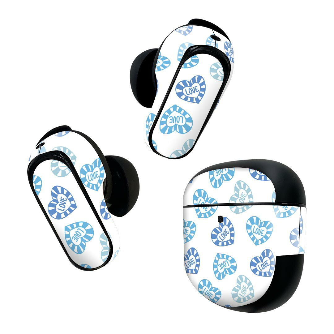 Bose QuietComfort Earbuds II 用 スキンシール ボーズ イヤバッズ2 用　ステッカ...