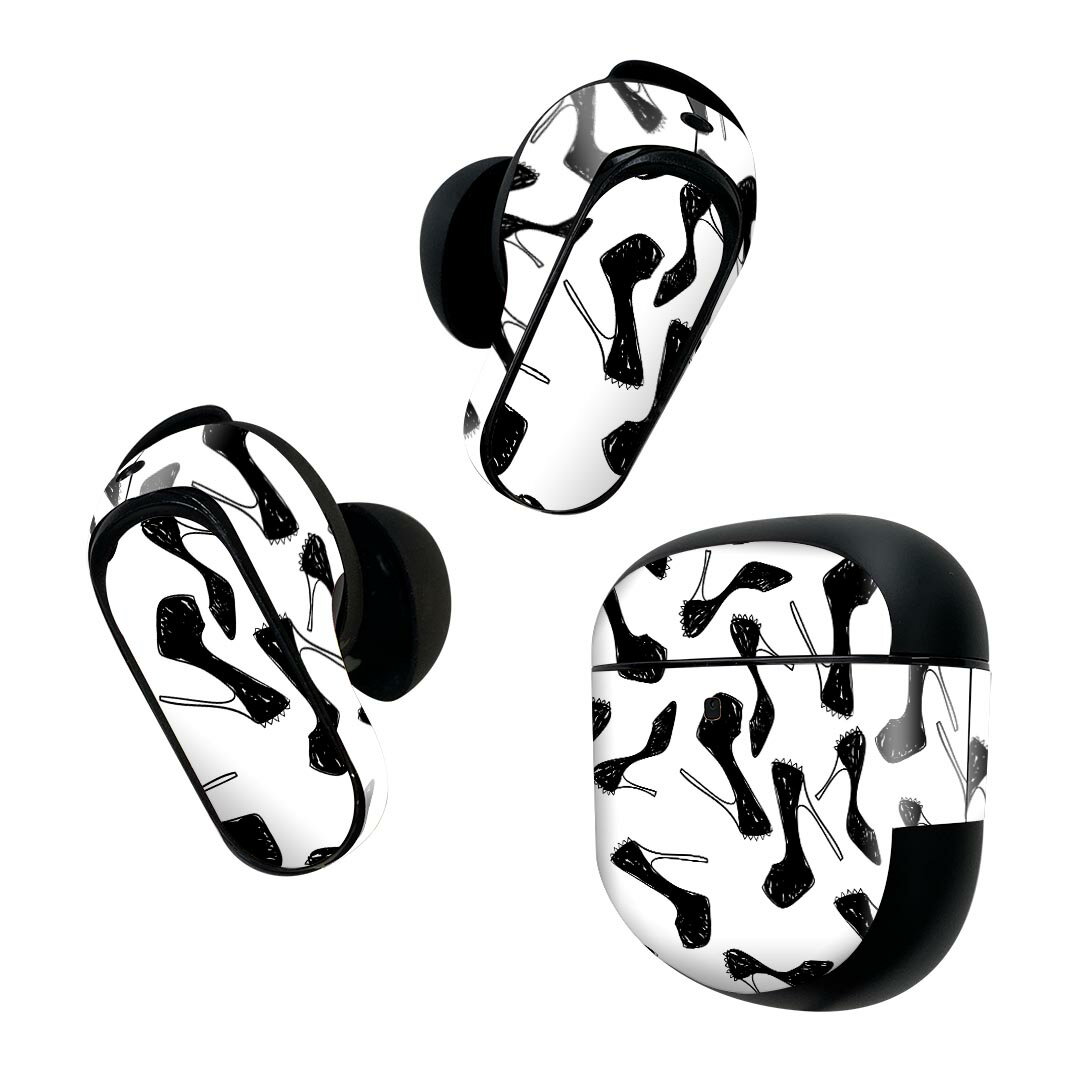 Bose QuietComfort Earbuds II 用 スキンシール ボーズ イヤバッズ2 用　ステッカ...