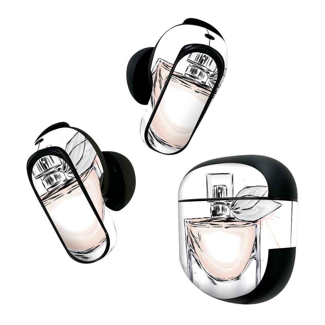 Bose QuietComfort Earbuds II 用 スキンシール ボーズ イヤバッズ2 用　ステッカ...