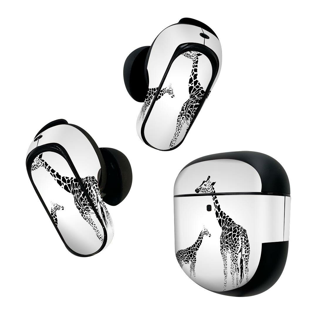 Bose QuietComfort Earbuds II 用 スキンシール ボーズ イヤバッズ2 用　ステッカ...