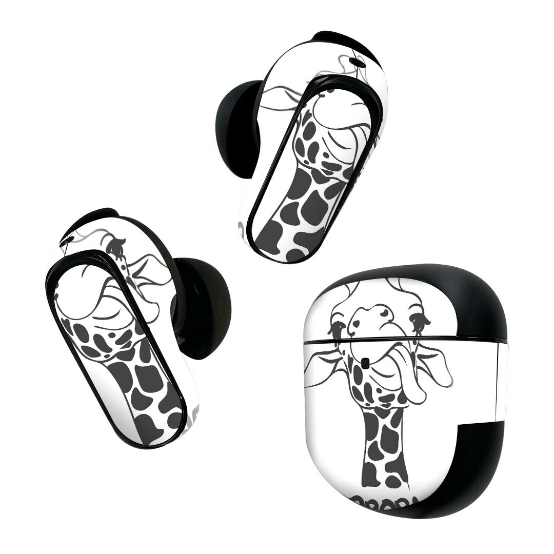 製品名 Bose QuietComfort Earbuds II 専用デザインスキンシール セット内容 Bose QuietComfort Earbuds II 専用シール　イヤホン（左右）3枚、充電ケース用シール 1枚AirPods第3世代専用です。第1?2世代、Proシリーズには対応していません。 商品特徴 再剥離性シートを素材に採用し、細かな位置調整がしやすく貼り直しが容易です。また、エアフリーでもありますので気泡が簡単に逃げるので、キレイに貼ることができます。専用の業務プリンターを使い、商品画像と遜色のない美しい印刷仕上がり。 注意事項 画像はサンプルですので、ご覧の環境によっては多少色味に違いを感じる場合がございます。 イメージと違った、モニターと色味が異なるという理由での交換や返金はご対応出来かねます。スキンシールのみの販売で、機器本体や充電ケース本体は付属しません。シワができた場合、ドライヤーなどで軽く温め、外側に向けてシワを伸ばすように貼ってください。初回貼付時の位置調整や貼り直しは可能ですが、しっかりと押し付けて接着させた後の再剥離、再利用は保証しておりません。また接着部に油分や汚れが付着しますと角の部分は剥がれやすくなりますので、貼付時はあまり触れないようにご注意ください。無地のセミグロスシートにデザインをプリントした商品で、デコなどの加工はございません。 凹凸や光沢があるように見えたり布地や金属を素材にしたように見える商品もありますが、デザインの図版によるものです。印刷時に微妙な画像のズレが生じる場合がございます。ご注文後に1点1点制作する受注生産品の為、不良品以外のご返品や交換は固くお断りします。 商品発送 完全受注生産のハンドメイド商品となりますので、既製品と比べて発送までお時間を頂いています。 基本的に決済確認後2~3営業日、最大で10営業日での発送となります。繁忙期や休業日明けの場合はさらに時間がかかる場合があります。 その際には別途メールにてご連絡致します。メール便の場合、発送日から到着までに2?4日ほどかかる場合が多く、紛失などの保障もご対応できかねます。あらかじめご了承下さい。