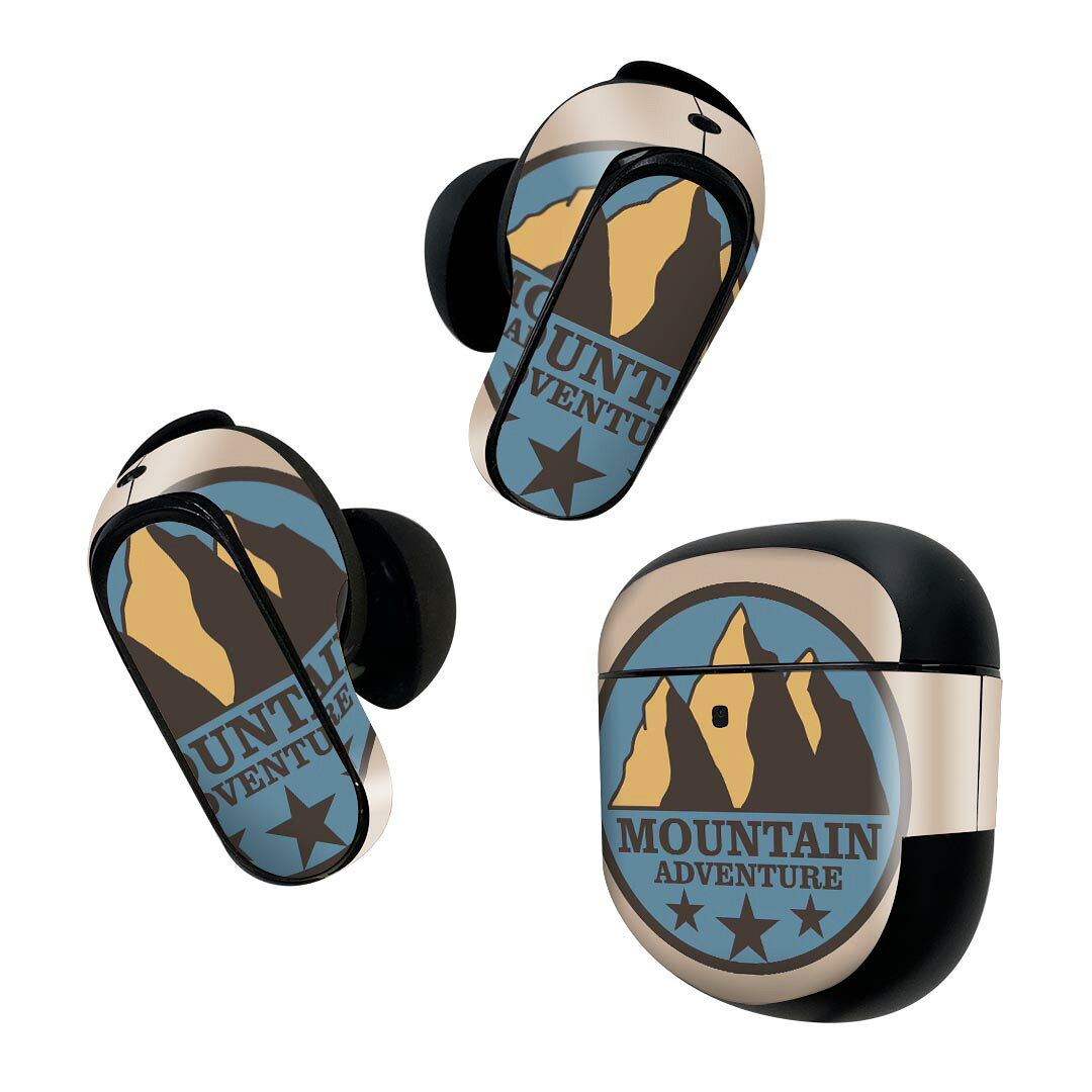 Bose QuietComfort Earbuds II 用 スキンシール ボーズ イヤバッズ2 用　ステッカ...