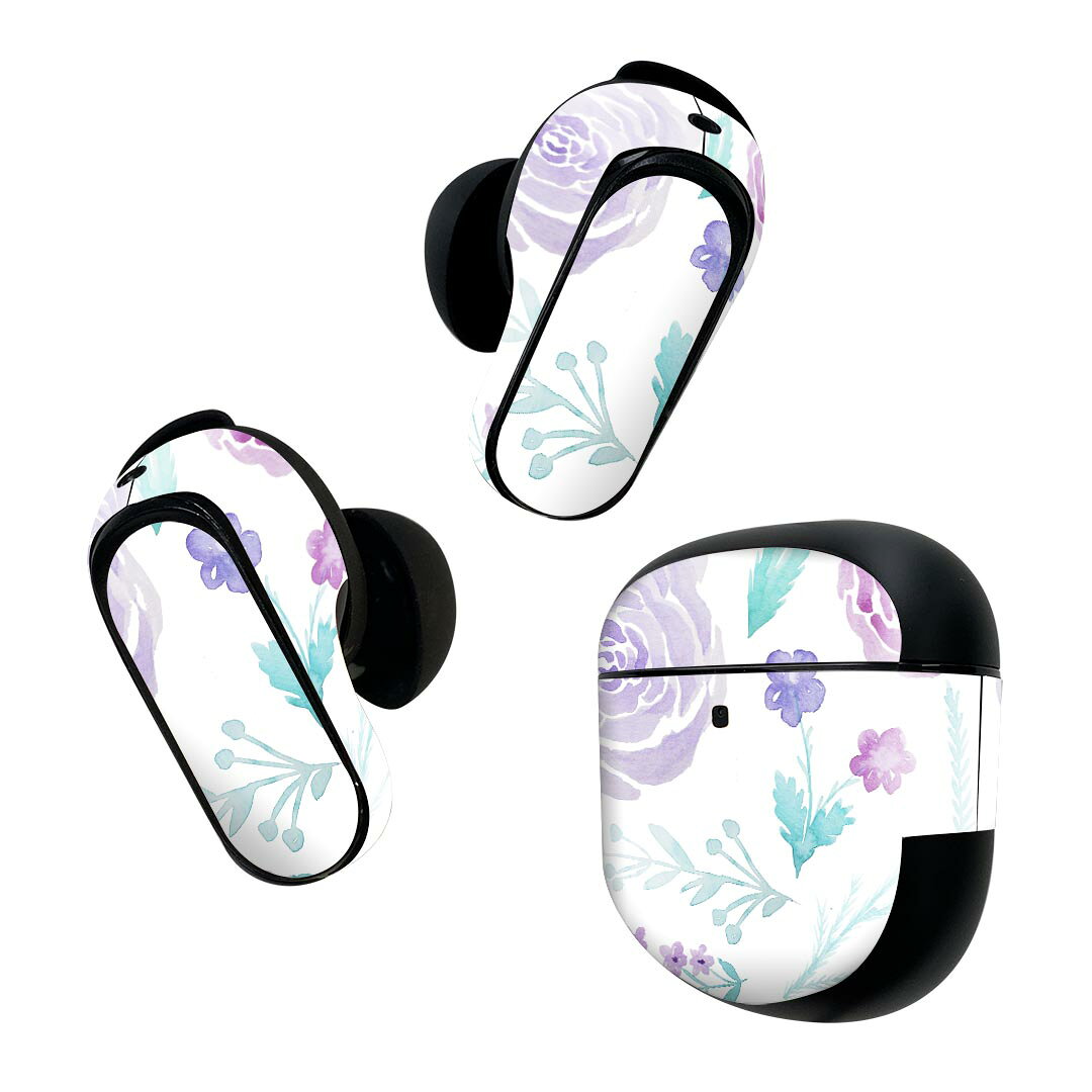 Bose QuietComfort Earbuds II 用 スキンシール ボーズ イヤバッズ2 用　ステッカ...