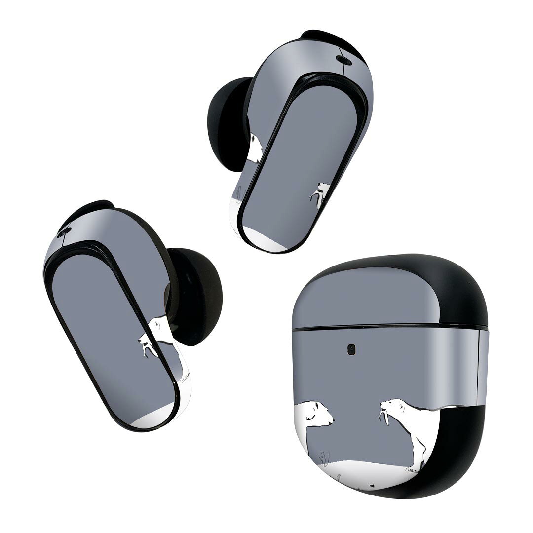 Bose QuietComfort Earbuds II 用 スキンシール ボーズ イヤバッズ2 用　ステッカ...
