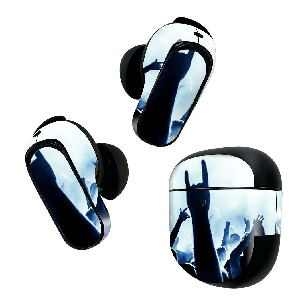 Bose QuietComfort Earbuds II 用 スキンシール ボーズ イヤバッズ2 用　ステッカ...