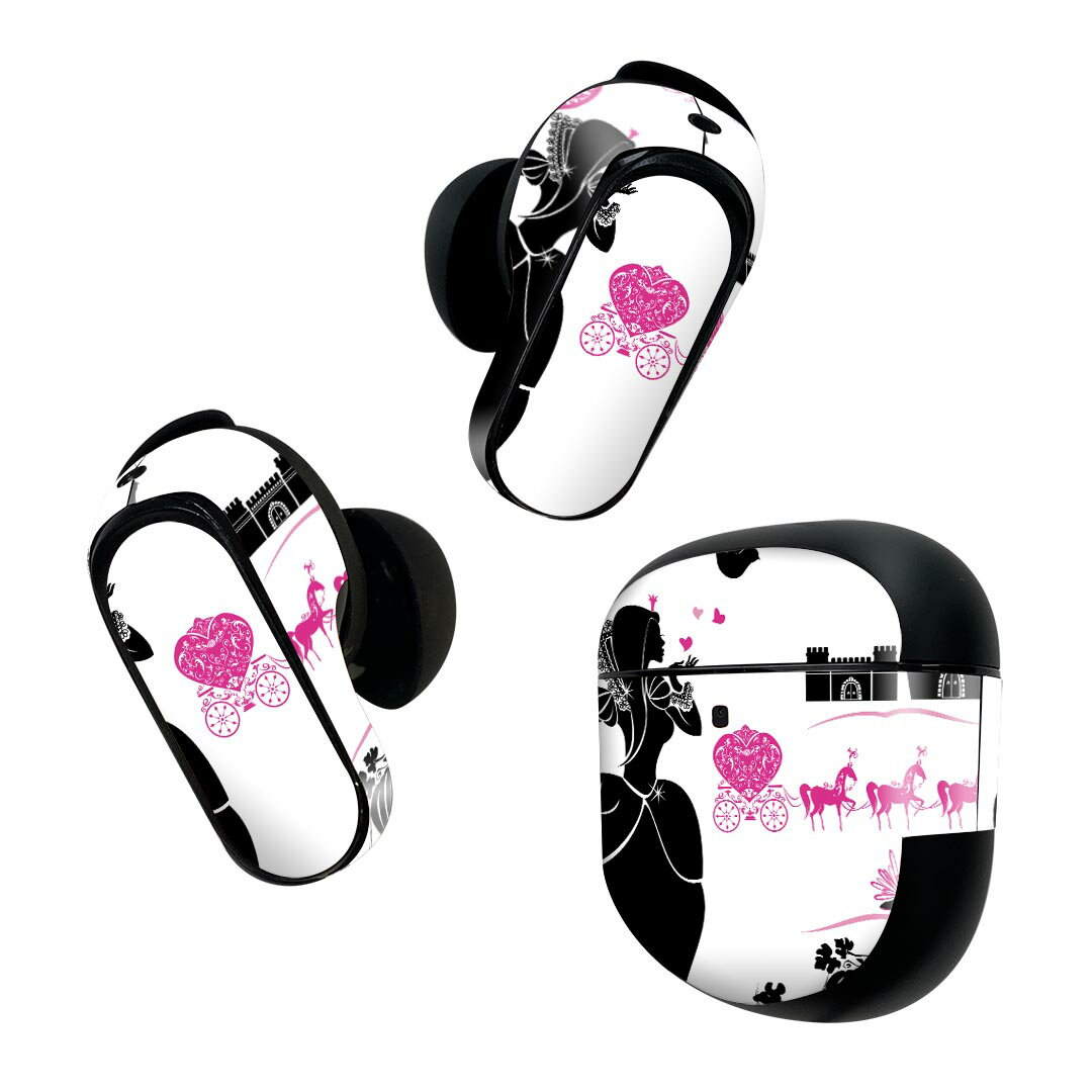 製品名 Bose QuietComfort Earbuds II 専用デザインスキンシール セット内容 Bose QuietComfort Earbuds II 専用シール　イヤホン（左右）3枚、充電ケース用シール 1枚AirPods第3世代専用です。第1?2世代、Proシリーズには対応していません。 商品特徴 再剥離性シートを素材に採用し、細かな位置調整がしやすく貼り直しが容易です。また、エアフリーでもありますので気泡が簡単に逃げるので、キレイに貼ることができます。専用の業務プリンターを使い、商品画像と遜色のない美しい印刷仕上がり。 注意事項 画像はサンプルですので、ご覧の環境によっては多少色味に違いを感じる場合がございます。 イメージと違った、モニターと色味が異なるという理由での交換や返金はご対応出来かねます。スキンシールのみの販売で、機器本体や充電ケース本体は付属しません。シワができた場合、ドライヤーなどで軽く温め、外側に向けてシワを伸ばすように貼ってください。初回貼付時の位置調整や貼り直しは可能ですが、しっかりと押し付けて接着させた後の再剥離、再利用は保証しておりません。また接着部に油分や汚れが付着しますと角の部分は剥がれやすくなりますので、貼付時はあまり触れないようにご注意ください。無地のセミグロスシートにデザインをプリントした商品で、デコなどの加工はございません。 凹凸や光沢があるように見えたり布地や金属を素材にしたように見える商品もありますが、デザインの図版によるものです。印刷時に微妙な画像のズレが生じる場合がございます。ご注文後に1点1点制作する受注生産品の為、不良品以外のご返品や交換は固くお断りします。 商品発送 完全受注生産のハンドメイド商品となりますので、既製品と比べて発送までお時間を頂いています。 基本的に決済確認後2~3営業日、最大で10営業日での発送となります。繁忙期や休業日明けの場合はさらに時間がかかる場合があります。 その際には別途メールにてご連絡致します。メール便の場合、発送日から到着までに2?4日ほどかかる場合が多く、紛失などの保障もご対応できかねます。あらかじめご了承下さい。