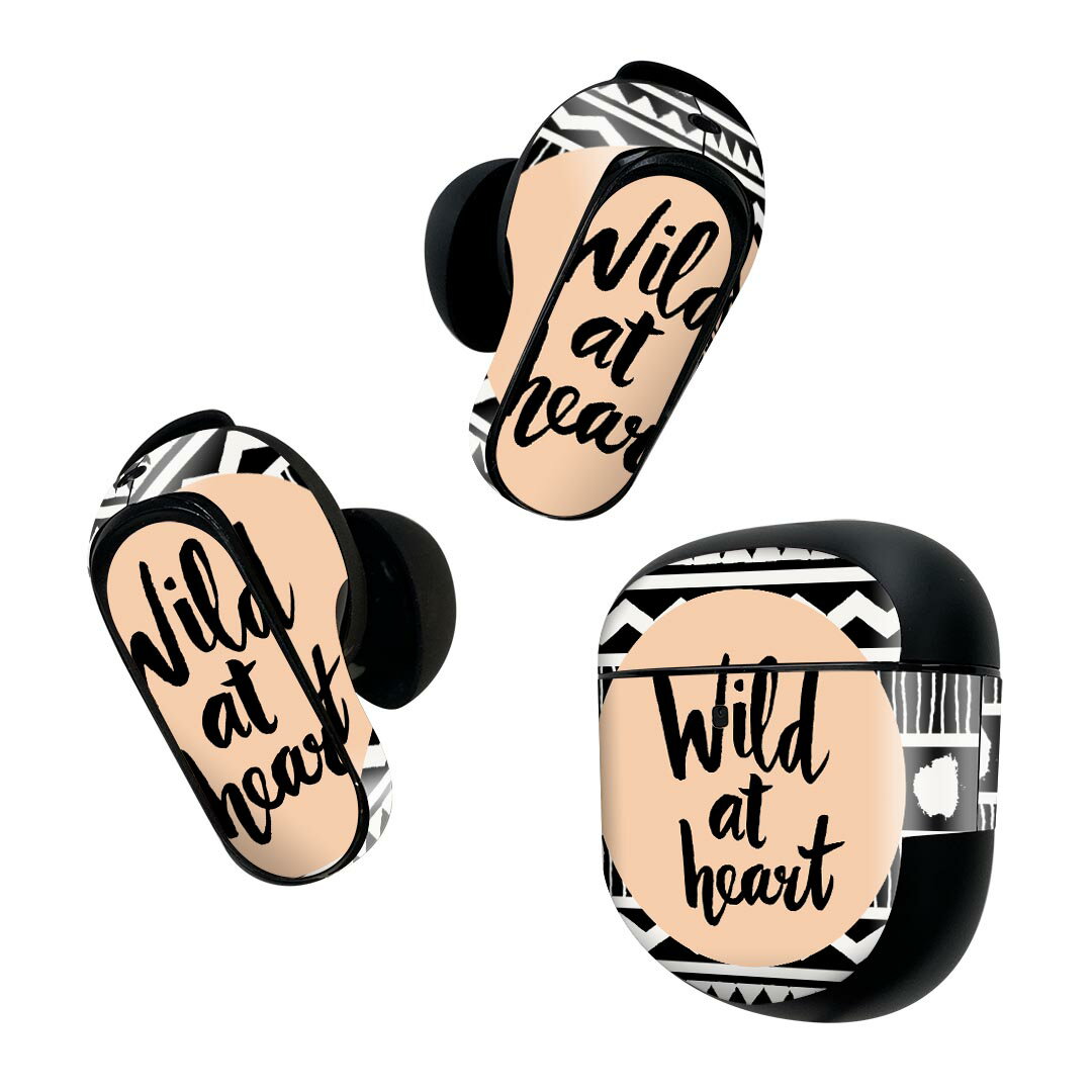 Bose QuietComfort Earbuds II 用 スキンシール ボーズ イヤバッズ2 用　ステッカー　本体3セット ケー..