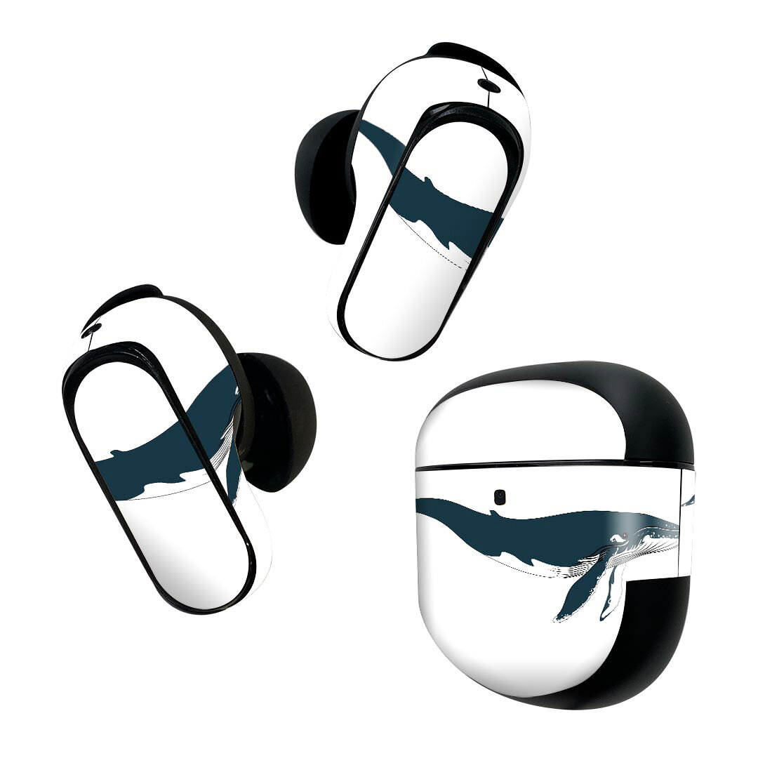 Bose QuietComfort Earbuds II 用 スキンシール ボーズ イヤバッズ2 用　ステッカ...