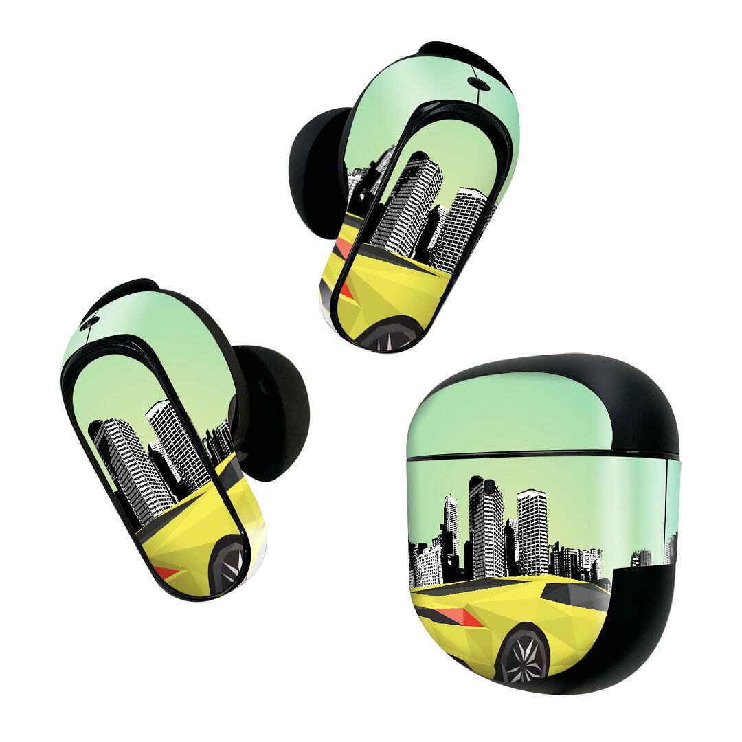 製品名 Bose QuietComfort Earbuds II 専用デザインスキンシール セット内容 Bose QuietComfort Earbuds II 専用シール　イヤホン（左右）3枚、充電ケース用シール 1枚AirPods第3世代専用です。第1?2世代、Proシリーズには対応していません。 商品特徴 再剥離性シートを素材に採用し、細かな位置調整がしやすく貼り直しが容易です。また、エアフリーでもありますので気泡が簡単に逃げるので、キレイに貼ることができます。専用の業務プリンターを使い、商品画像と遜色のない美しい印刷仕上がり。 注意事項 画像はサンプルですので、ご覧の環境によっては多少色味に違いを感じる場合がございます。 イメージと違った、モニターと色味が異なるという理由での交換や返金はご対応出来かねます。スキンシールのみの販売で、機器本体や充電ケース本体は付属しません。シワができた場合、ドライヤーなどで軽く温め、外側に向けてシワを伸ばすように貼ってください。初回貼付時の位置調整や貼り直しは可能ですが、しっかりと押し付けて接着させた後の再剥離、再利用は保証しておりません。また接着部に油分や汚れが付着しますと角の部分は剥がれやすくなりますので、貼付時はあまり触れないようにご注意ください。無地のセミグロスシートにデザインをプリントした商品で、デコなどの加工はございません。 凹凸や光沢があるように見えたり布地や金属を素材にしたように見える商品もありますが、デザインの図版によるものです。印刷時に微妙な画像のズレが生じる場合がございます。ご注文後に1点1点制作する受注生産品の為、不良品以外のご返品や交換は固くお断りします。 商品発送 完全受注生産のハンドメイド商品となりますので、既製品と比べて発送までお時間を頂いています。 基本的に決済確認後2~3営業日、最大で10営業日での発送となります。繁忙期や休業日明けの場合はさらに時間がかかる場合があります。 その際には別途メールにてご連絡致します。メール便の場合、発送日から到着までに2?4日ほどかかる場合が多く、紛失などの保障もご対応できかねます。あらかじめご了承下さい。