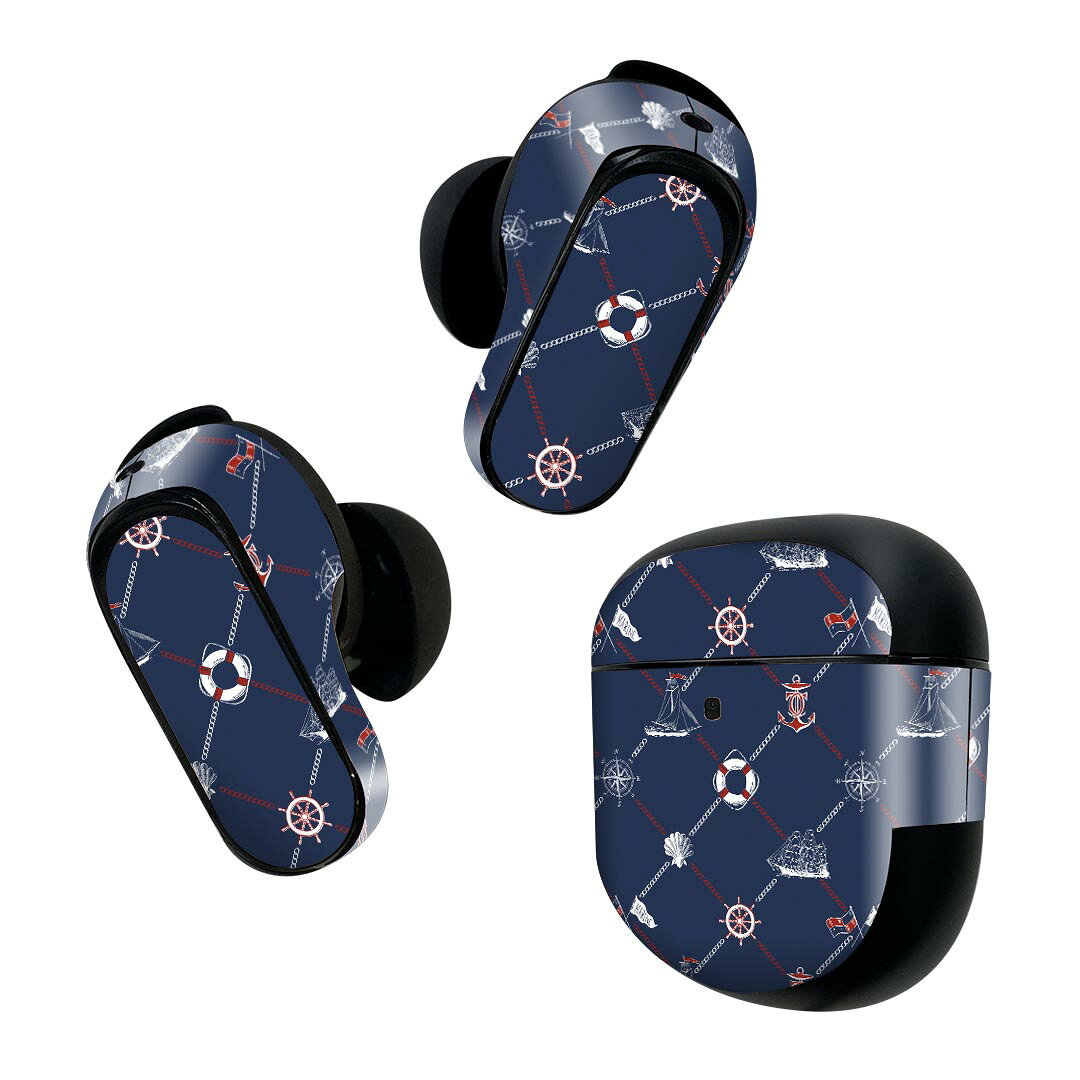 Bose QuietComfort Earbuds II 用 スキンシール ボーズ イヤバッズ2 用　ステッカ...