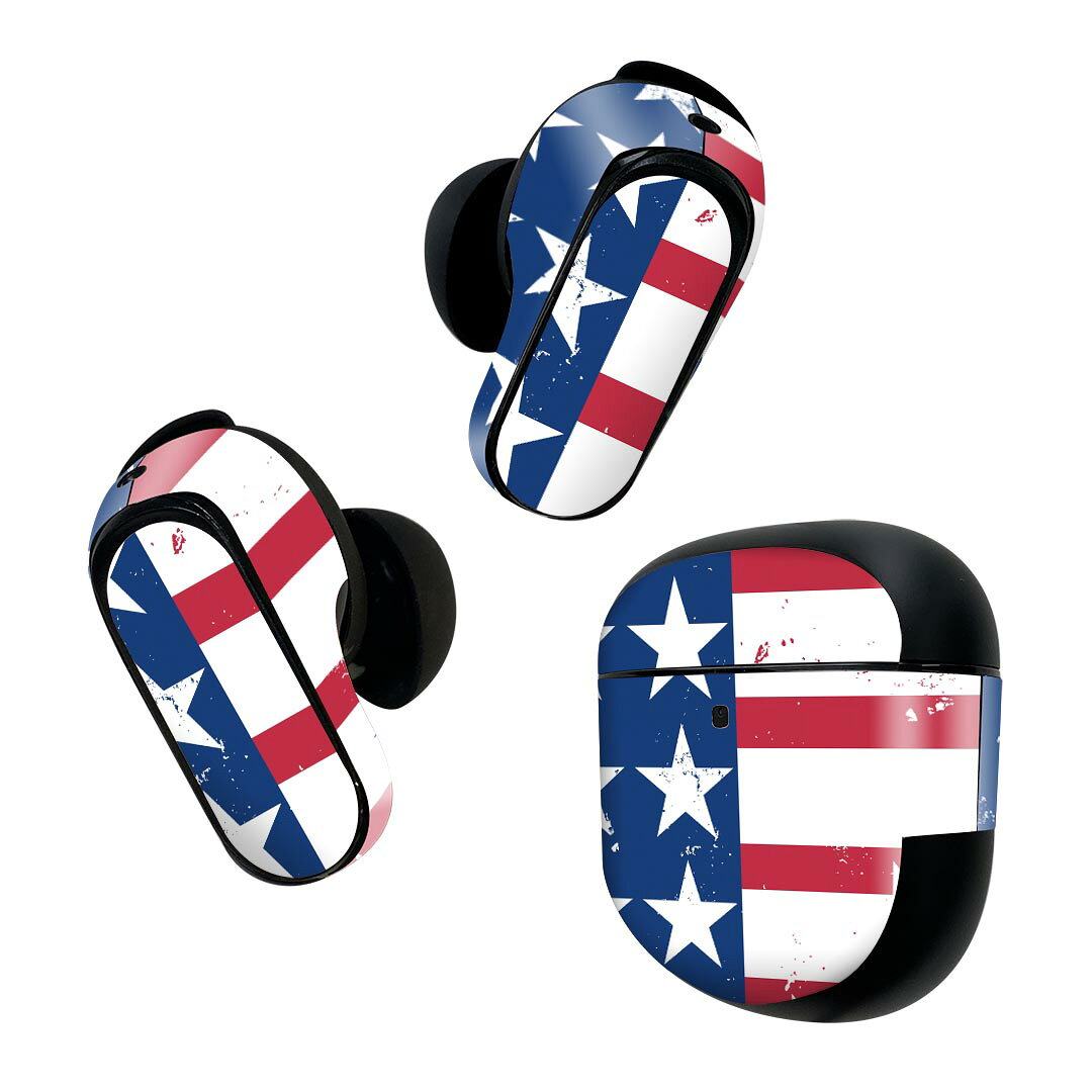製品名 Bose QuietComfort Earbuds II 専用デザインスキンシール セット内容 Bose QuietComfort Earbuds II 専用シール　イヤホン（左右）3枚、充電ケース用シール 1枚AirPods第3世代専用です。第1?2世代、Proシリーズには対応していません。 商品特徴 再剥離性シートを素材に採用し、細かな位置調整がしやすく貼り直しが容易です。また、エアフリーでもありますので気泡が簡単に逃げるので、キレイに貼ることができます。専用の業務プリンターを使い、商品画像と遜色のない美しい印刷仕上がり。 注意事項 画像はサンプルですので、ご覧の環境によっては多少色味に違いを感じる場合がございます。 イメージと違った、モニターと色味が異なるという理由での交換や返金はご対応出来かねます。スキンシールのみの販売で、機器本体や充電ケース本体は付属しません。シワができた場合、ドライヤーなどで軽く温め、外側に向けてシワを伸ばすように貼ってください。初回貼付時の位置調整や貼り直しは可能ですが、しっかりと押し付けて接着させた後の再剥離、再利用は保証しておりません。また接着部に油分や汚れが付着しますと角の部分は剥がれやすくなりますので、貼付時はあまり触れないようにご注意ください。無地のセミグロスシートにデザインをプリントした商品で、デコなどの加工はございません。 凹凸や光沢があるように見えたり布地や金属を素材にしたように見える商品もありますが、デザインの図版によるものです。印刷時に微妙な画像のズレが生じる場合がございます。ご注文後に1点1点制作する受注生産品の為、不良品以外のご返品や交換は固くお断りします。 商品発送 完全受注生産のハンドメイド商品となりますので、既製品と比べて発送までお時間を頂いています。 基本的に決済確認後2~3営業日、最大で10営業日での発送となります。繁忙期や休業日明けの場合はさらに時間がかかる場合があります。 その際には別途メールにてご連絡致します。メール便の場合、発送日から到着までに2?4日ほどかかる場合が多く、紛失などの保障もご対応できかねます。あらかじめご了承下さい。