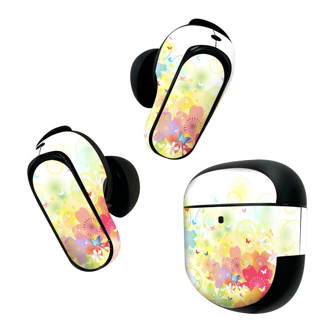 Bose QuietComfort Earbuds II 用 スキンシール ボーズ イヤバッズ2 用　ステッカ...