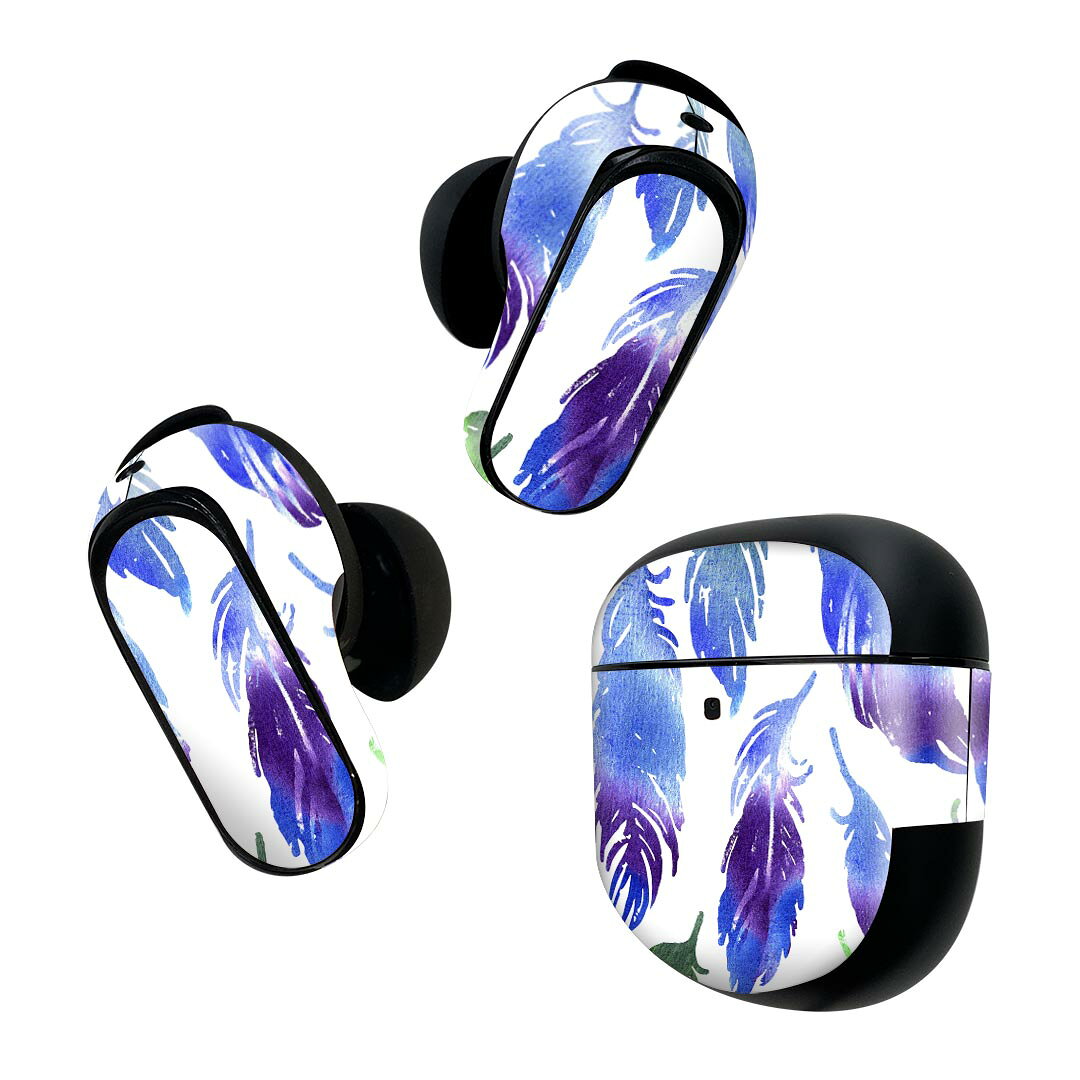 製品名 Bose QuietComfort Earbuds II 専用デザインスキンシール セット内容 Bose QuietComfort Earbuds II 専用シール　イヤホン（左右）3枚、充電ケース用シール 1枚AirPods第3世代専用です。第1?2世代、Proシリーズには対応していません。 商品特徴 再剥離性シートを素材に採用し、細かな位置調整がしやすく貼り直しが容易です。また、エアフリーでもありますので気泡が簡単に逃げるので、キレイに貼ることができます。専用の業務プリンターを使い、商品画像と遜色のない美しい印刷仕上がり。 注意事項 画像はサンプルですので、ご覧の環境によっては多少色味に違いを感じる場合がございます。 イメージと違った、モニターと色味が異なるという理由での交換や返金はご対応出来かねます。スキンシールのみの販売で、機器本体や充電ケース本体は付属しません。シワができた場合、ドライヤーなどで軽く温め、外側に向けてシワを伸ばすように貼ってください。初回貼付時の位置調整や貼り直しは可能ですが、しっかりと押し付けて接着させた後の再剥離、再利用は保証しておりません。また接着部に油分や汚れが付着しますと角の部分は剥がれやすくなりますので、貼付時はあまり触れないようにご注意ください。無地のセミグロスシートにデザインをプリントした商品で、デコなどの加工はございません。 凹凸や光沢があるように見えたり布地や金属を素材にしたように見える商品もありますが、デザインの図版によるものです。印刷時に微妙な画像のズレが生じる場合がございます。ご注文後に1点1点制作する受注生産品の為、不良品以外のご返品や交換は固くお断りします。 商品発送 完全受注生産のハンドメイド商品となりますので、既製品と比べて発送までお時間を頂いています。 基本的に決済確認後2~3営業日、最大で10営業日での発送となります。繁忙期や休業日明けの場合はさらに時間がかかる場合があります。 その際には別途メールにてご連絡致します。メール便の場合、発送日から到着までに2?4日ほどかかる場合が多く、紛失などの保障もご対応できかねます。あらかじめご了承下さい。