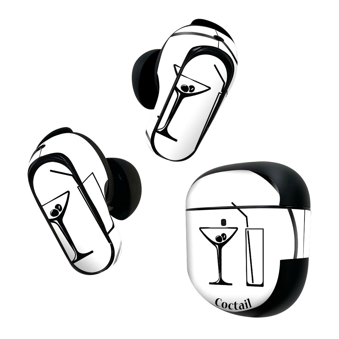 Bose QuietComfort Earbuds II 用 スキンシール ボーズ イヤバッズ2 用　ステッカ...