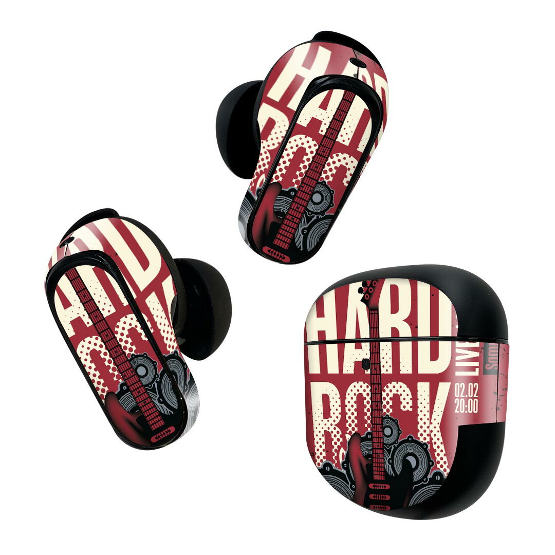 Bose QuietComfort Earbuds II 用 スキンシール ボーズ イヤバッズ2 用　ステッカ...
