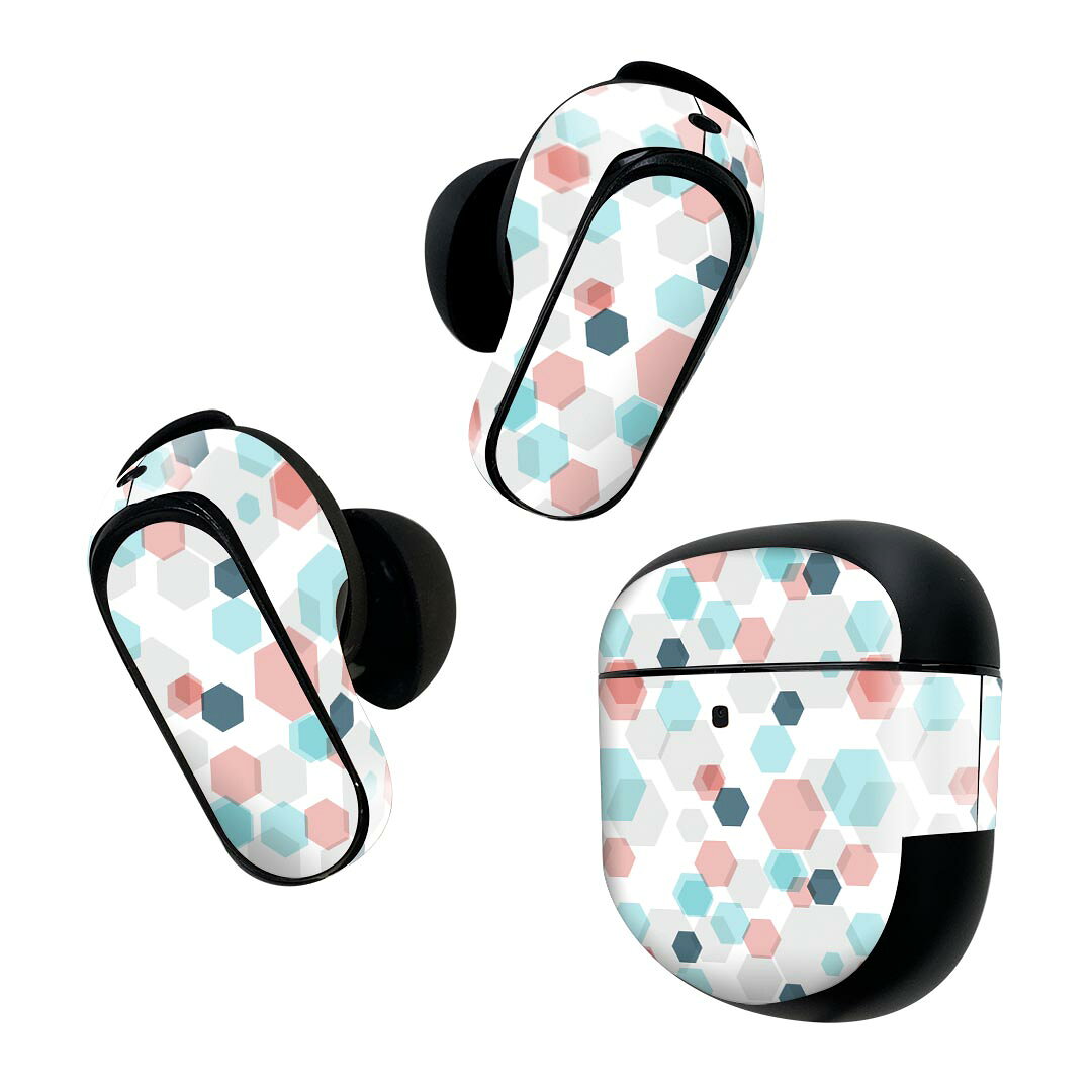 Bose QuietComfort Earbuds II 用 スキンシール ボーズ イヤバッズ2 用　ステッカ...