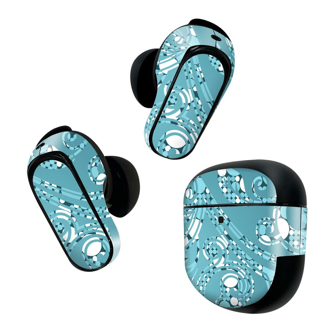 製品名 Bose QuietComfort Earbuds II 専用デザインスキンシール セット内容 Bose QuietComfort Earbuds II 専用シール　イヤホン（左右）3枚、充電ケース用シール 1枚AirPods第3世...