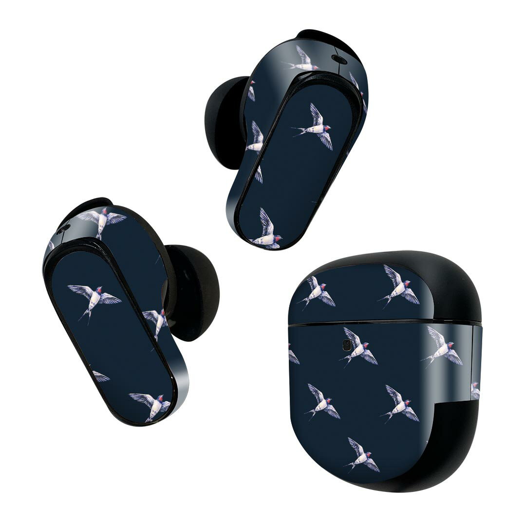 Bose QuietComfort Earbuds II 用 スキンシール ボーズ イヤバッズ2 用　ステッカ...
