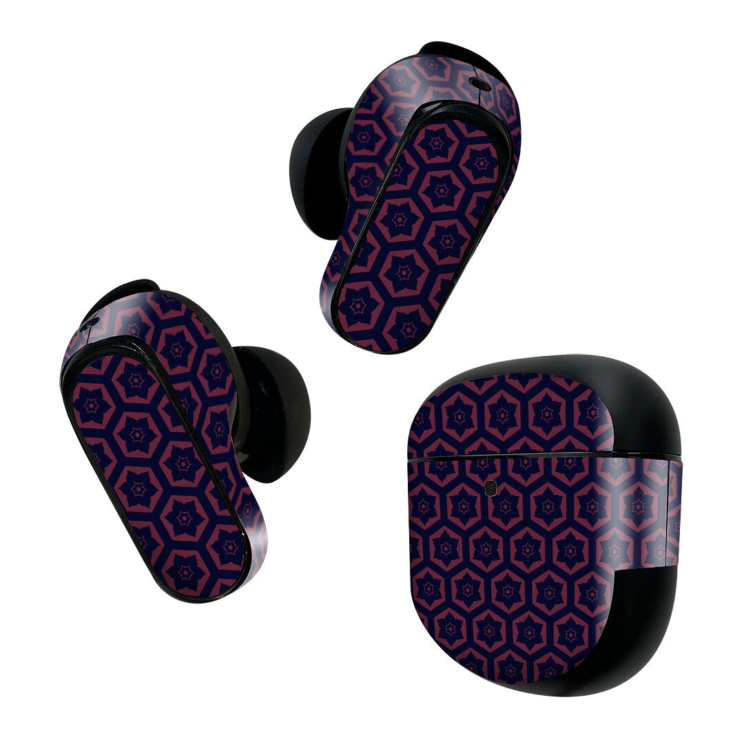 Bose QuietComfort Earbuds II 用 スキンシール ボーズ イヤバッズ2 用　ステッカ...