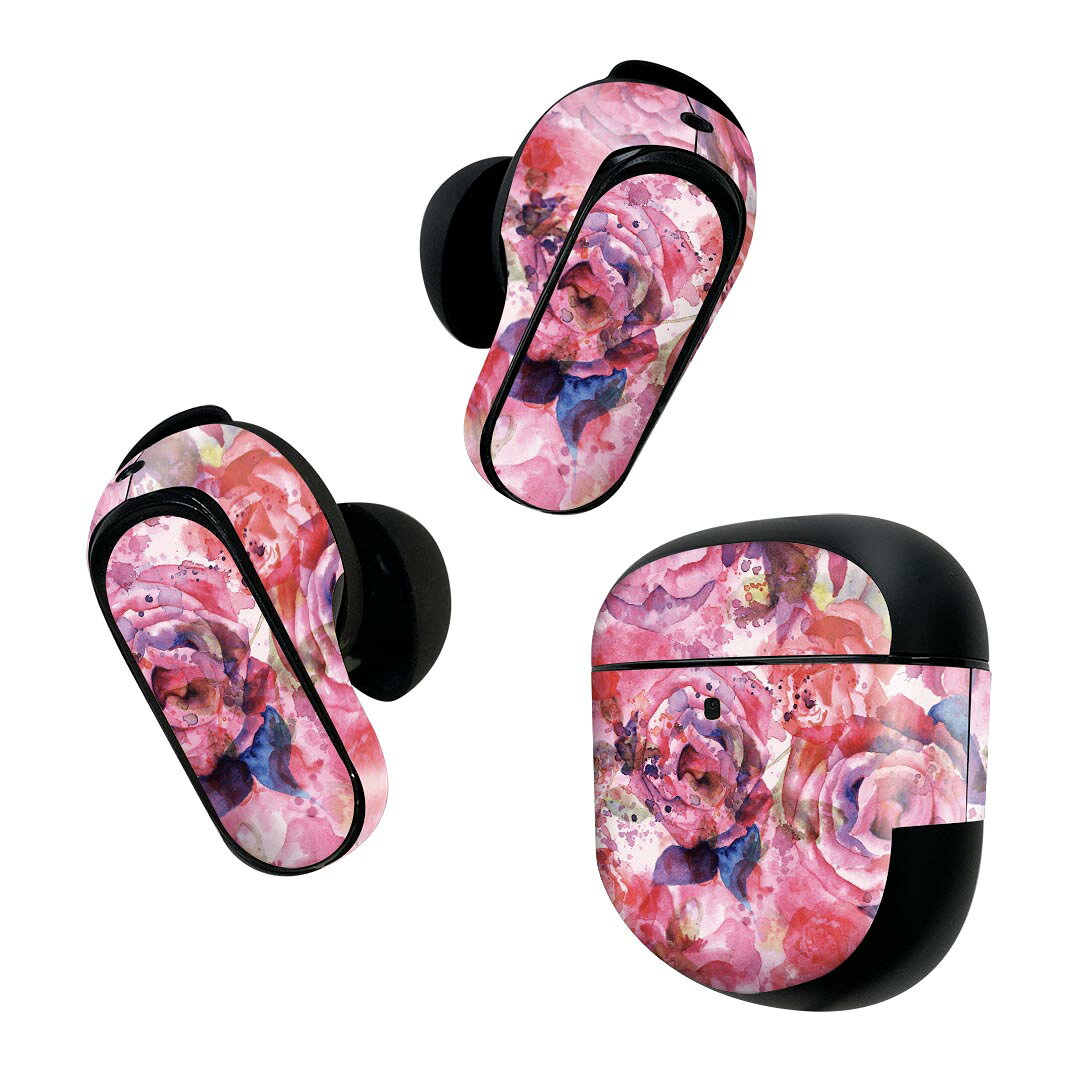 Bose QuietComfort Earbuds II 用 スキンシール ボーズ イヤバッズ2 用　ステッカ...