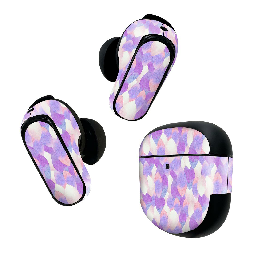 Bose QuietComfort Earbuds II 用 スキンシール ボーズ イヤバッズ2 用　ステッカ...