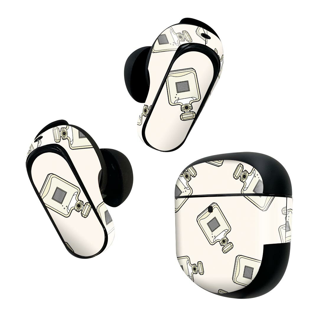 Bose QuietComfort Earbuds II 用 スキンシール ボーズ イヤバッズ2 用　ステッカ...
