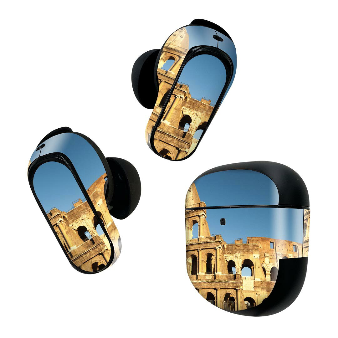 製品名 Bose QuietComfort Earbuds II 専用デザインスキンシール セット内容 Bose QuietComfort Earbuds II 専用シール　イヤホン（左右）3枚、充電ケース用シール 1枚AirPods第3世代専用です。第1?2世代、Proシリーズには対応していません。 商品特徴 再剥離性シートを素材に採用し、細かな位置調整がしやすく貼り直しが容易です。また、エアフリーでもありますので気泡が簡単に逃げるので、キレイに貼ることができます。専用の業務プリンターを使い、商品画像と遜色のない美しい印刷仕上がり。 注意事項 画像はサンプルですので、ご覧の環境によっては多少色味に違いを感じる場合がございます。 イメージと違った、モニターと色味が異なるという理由での交換や返金はご対応出来かねます。スキンシールのみの販売で、機器本体や充電ケース本体は付属しません。シワができた場合、ドライヤーなどで軽く温め、外側に向けてシワを伸ばすように貼ってください。初回貼付時の位置調整や貼り直しは可能ですが、しっかりと押し付けて接着させた後の再剥離、再利用は保証しておりません。また接着部に油分や汚れが付着しますと角の部分は剥がれやすくなりますので、貼付時はあまり触れないようにご注意ください。無地のセミグロスシートにデザインをプリントした商品で、デコなどの加工はございません。 凹凸や光沢があるように見えたり布地や金属を素材にしたように見える商品もありますが、デザインの図版によるものです。印刷時に微妙な画像のズレが生じる場合がございます。ご注文後に1点1点制作する受注生産品の為、不良品以外のご返品や交換は固くお断りします。 商品発送 完全受注生産のハンドメイド商品となりますので、既製品と比べて発送までお時間を頂いています。 基本的に決済確認後2~3営業日、最大で10営業日での発送となります。繁忙期や休業日明けの場合はさらに時間がかかる場合があります。 その際には別途メールにてご連絡致します。メール便の場合、発送日から到着までに2?4日ほどかかる場合が多く、紛失などの保障もご対応できかねます。あらかじめご了承下さい。