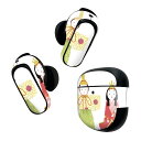 Bose QuietComfort Earbuds II 用 スキンシール ボーズ イヤバッズ2 用 ステッカー 本体3セット ケース1セット 保護 フィルム デコ ひな祭り 和 節句 012857
